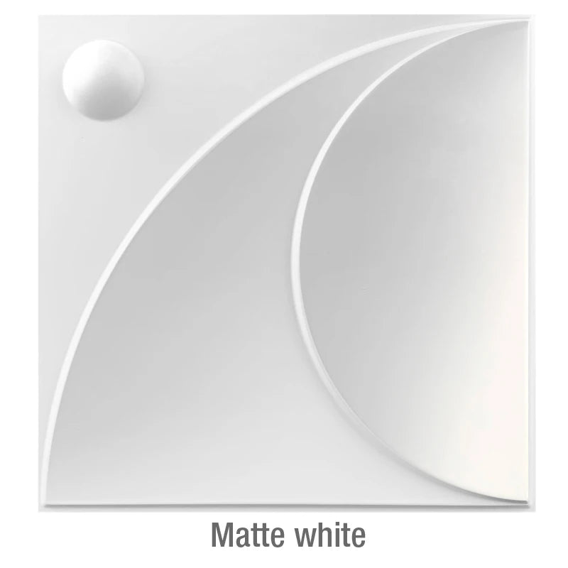 Matte White 3D Wall Panel [30cm x 30cm]