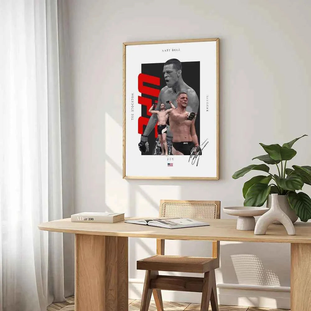 Ultimate Fighting Championship MMA Fan Art Canvas Print
