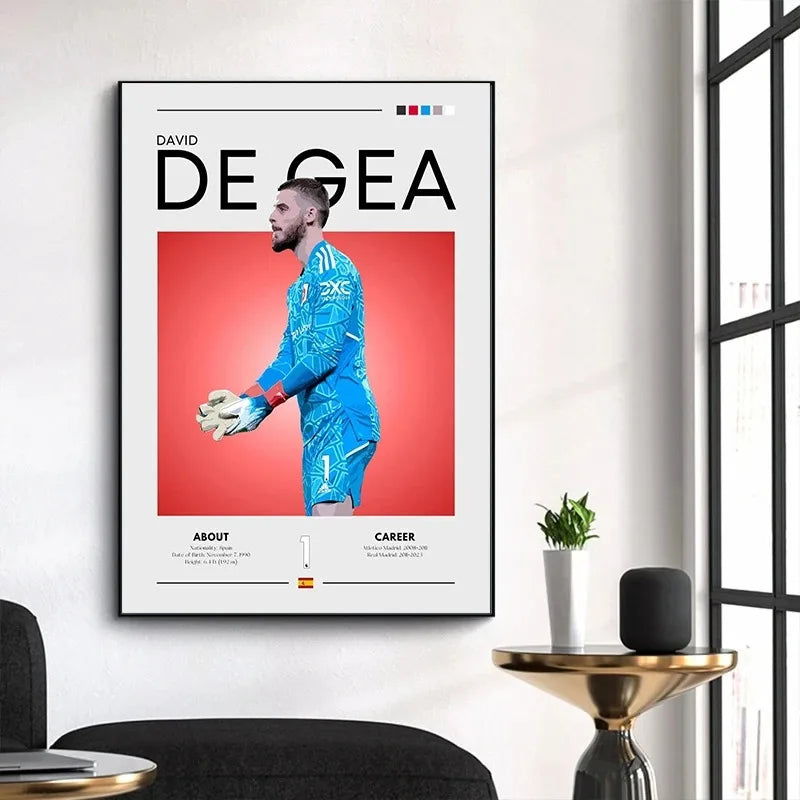 Famous Football (Soccer) Legends Canvas Prints