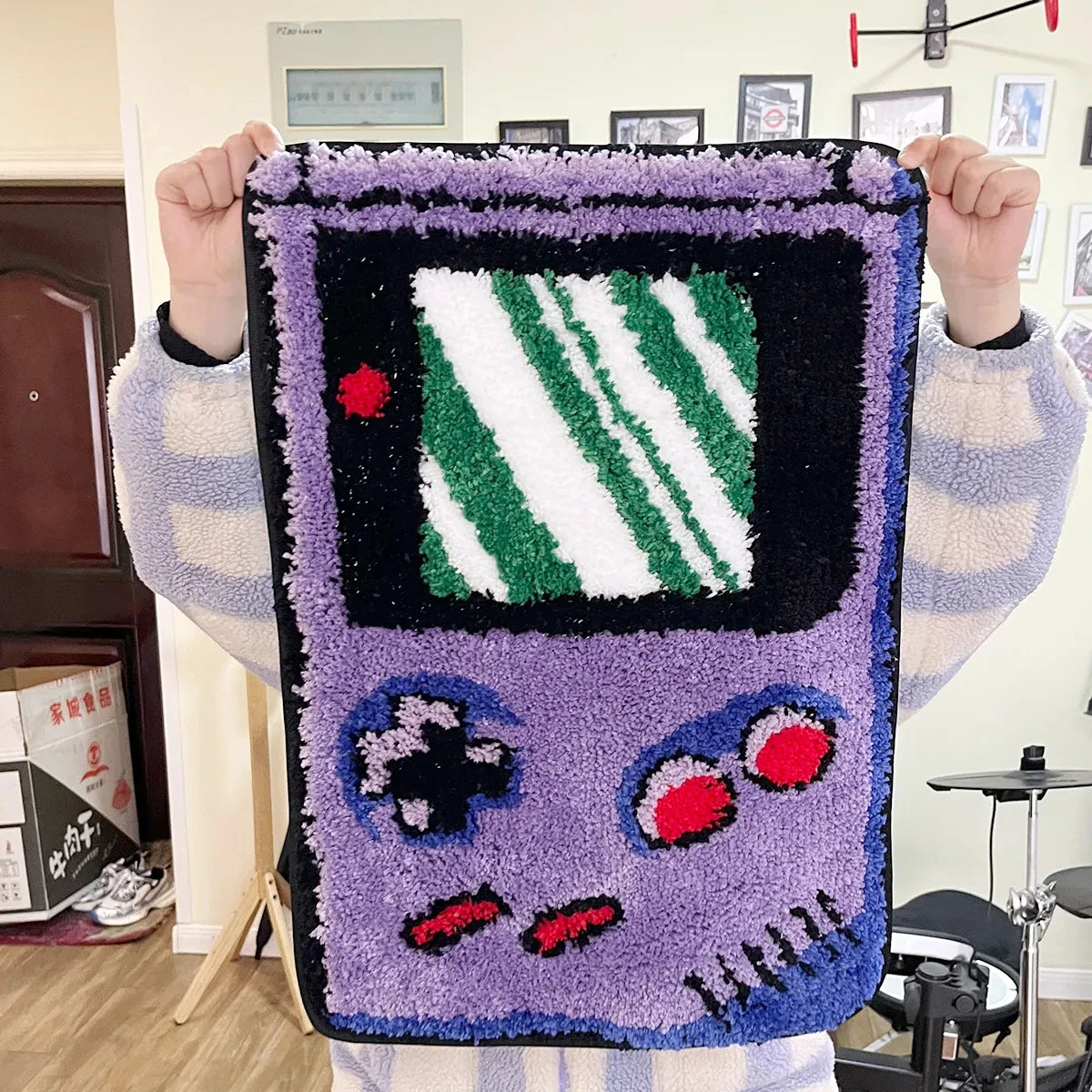 Retro Gameboy Tufted Rug