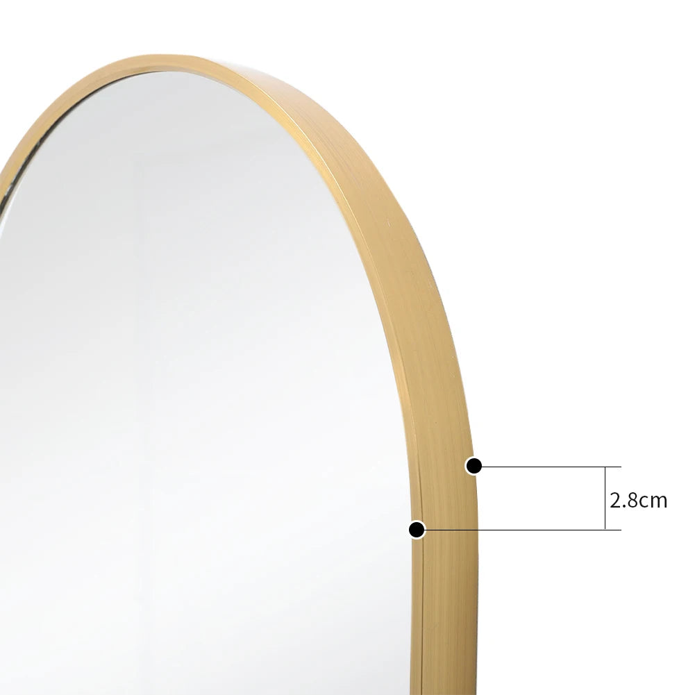 Oval Wall Mounted Mirror