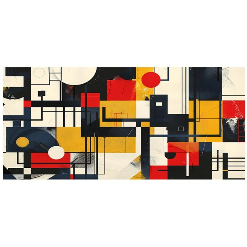 Cubism Geometric Modern Art Landscape Canvas Print