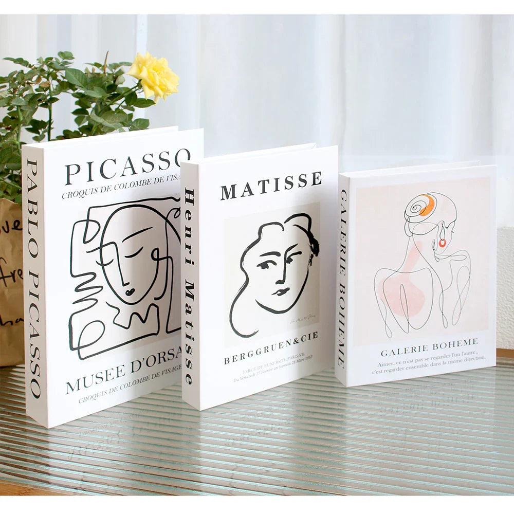 3-Piece Decor Display & Prop Books Set