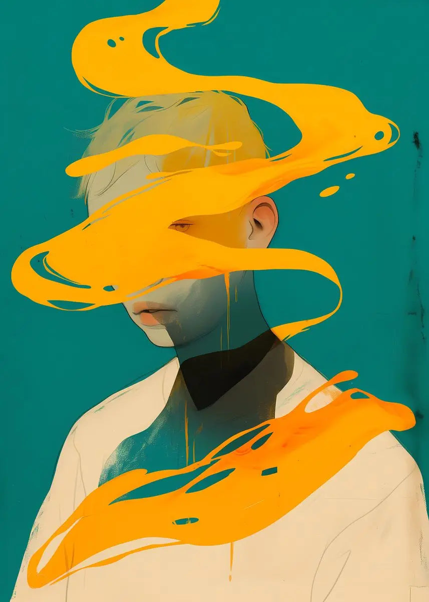 Surreal Modern Art Hi-Contrast Canvas Prints