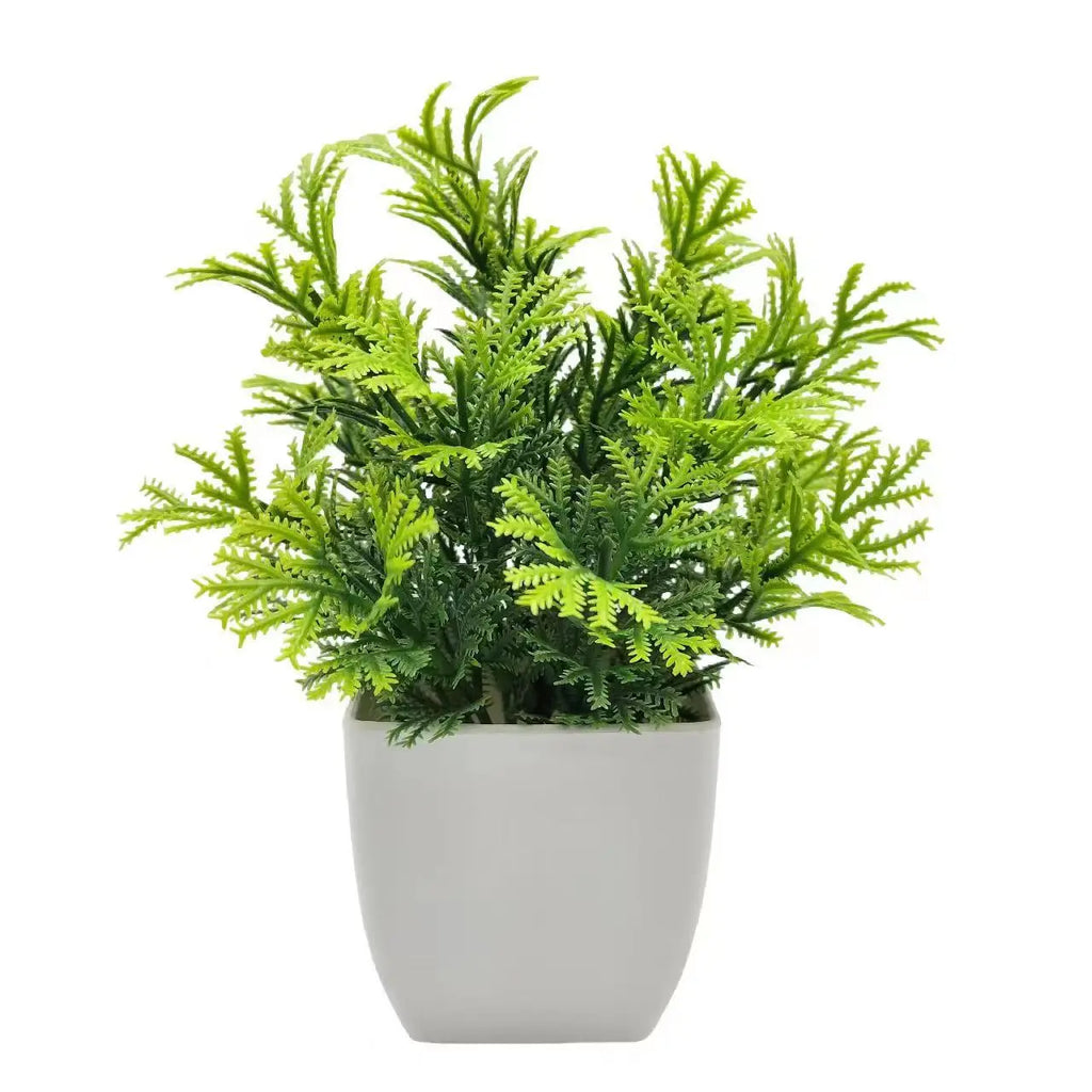 1-Piece Potted Greenery Artificial Plants with Pots