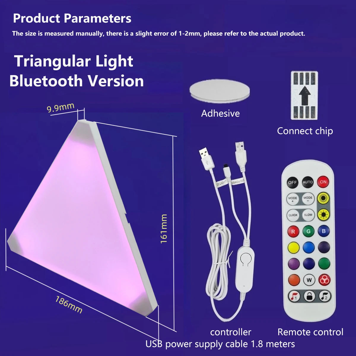 Quantum Z Triangle LED Wall Lights