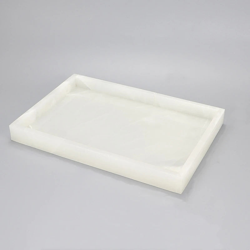 Luxury Carved Natural Stone/Marble Storage Tray