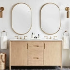 Oval Wall Mounted Mirror