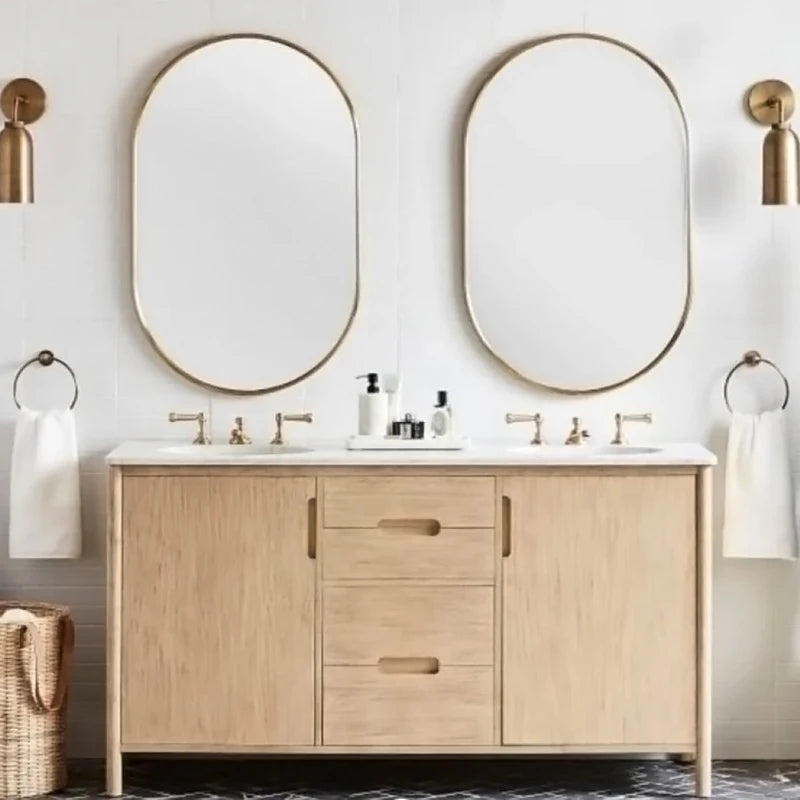 Oval Wall Mounted Mirror