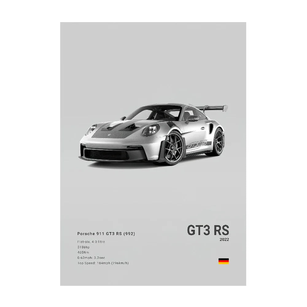 Porsche 911 GT3 RS Canvas Print