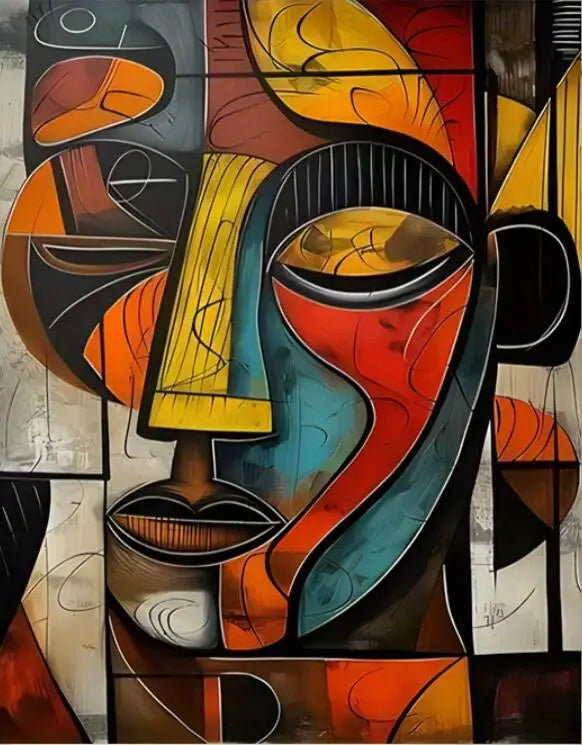 Alkebulan Impressionist African Art Canvas Print