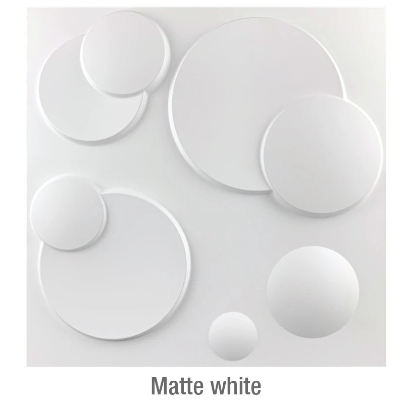 Matte White 3D Wall Panel [30cm x 30cm]