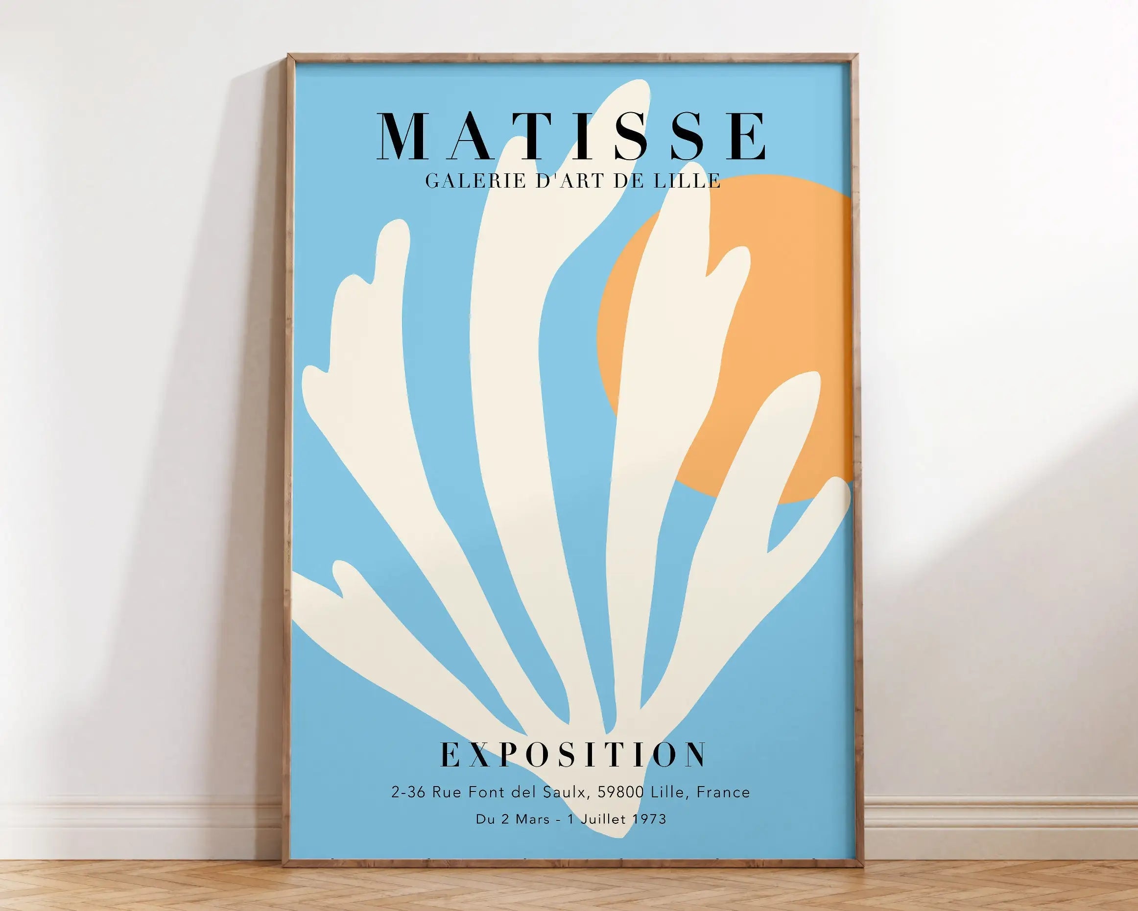 Matisse Floral Cut Outs Exhibition Canvas Print