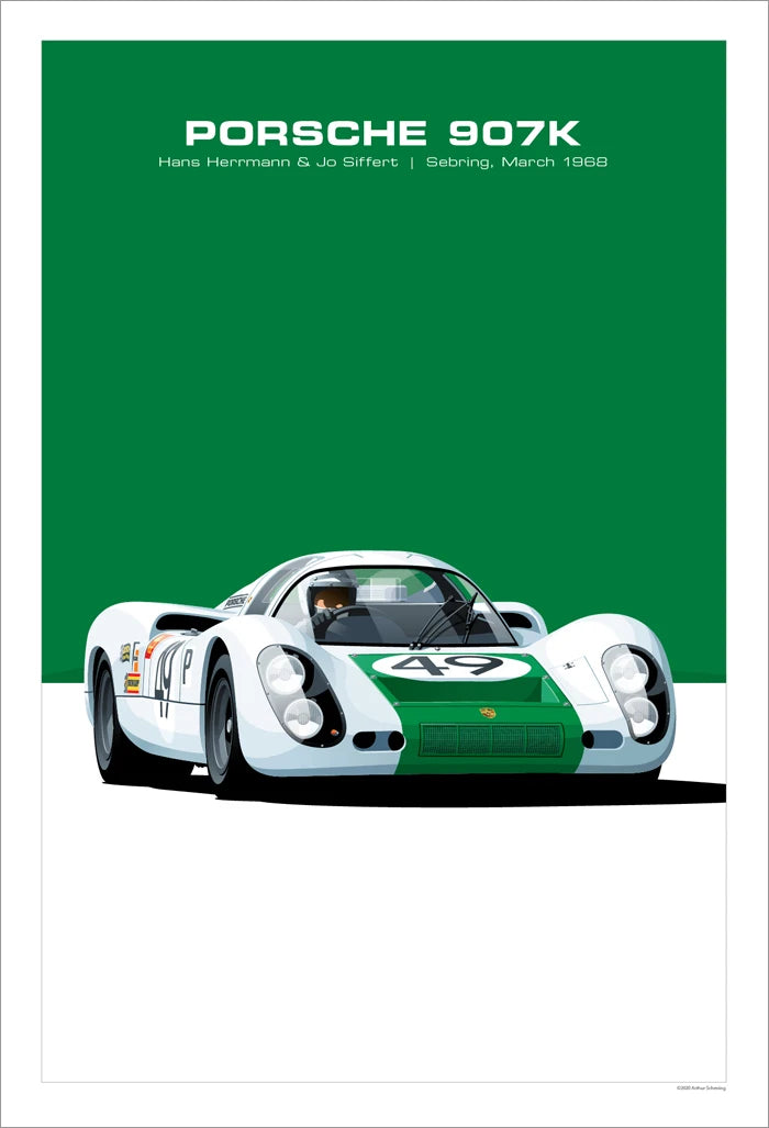 Vintage Racing Bold GT Supercars Art Canvas Prints