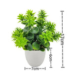 1-Piece Potted Greenery Artificial Plants with Pots