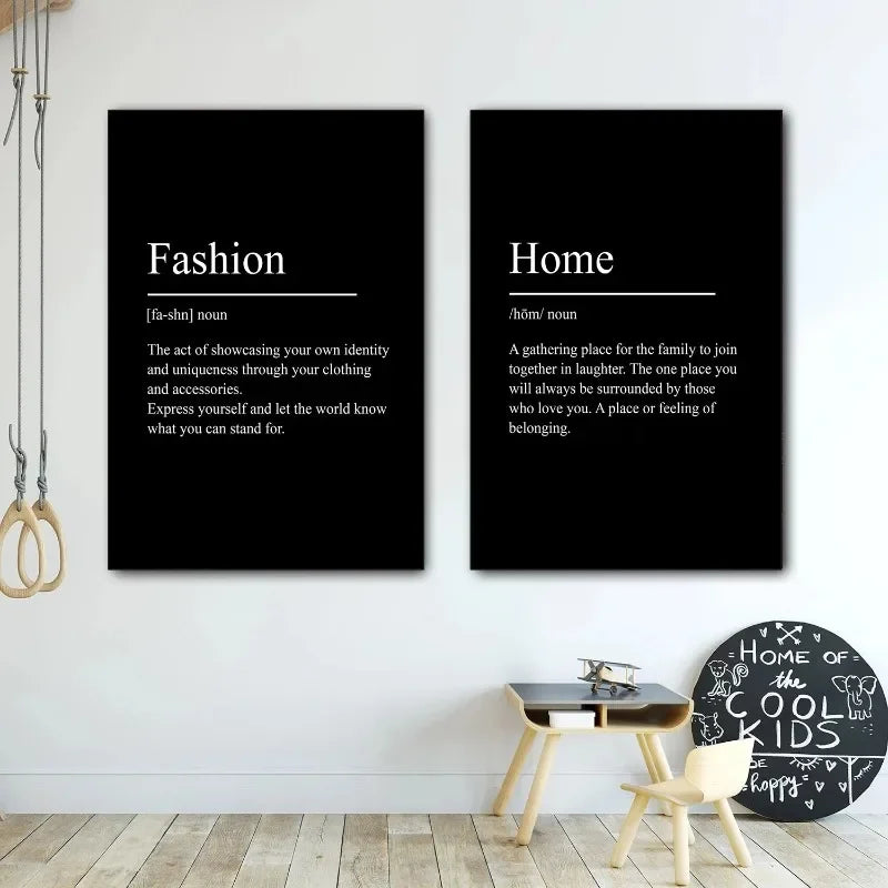 Minimalist Aspiration Definition Canvas Prints