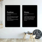 Minimalist Aspiration Definition Canvas Prints