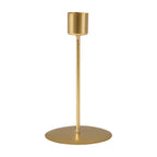 Minimalist Euro-style Gold & Black Candlestick Holders