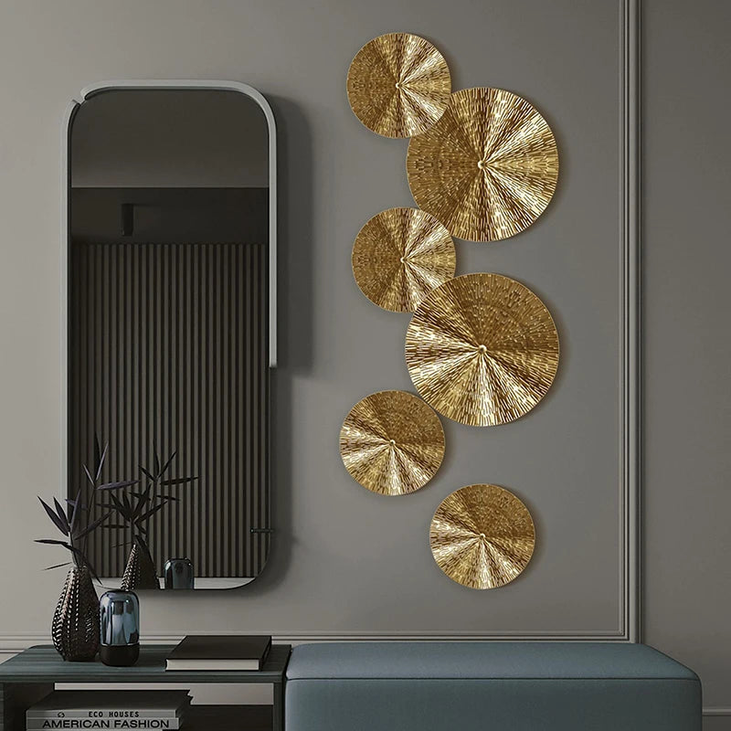 Nordic Iron Wrought Golden Wall Decor - Sleek Surprises