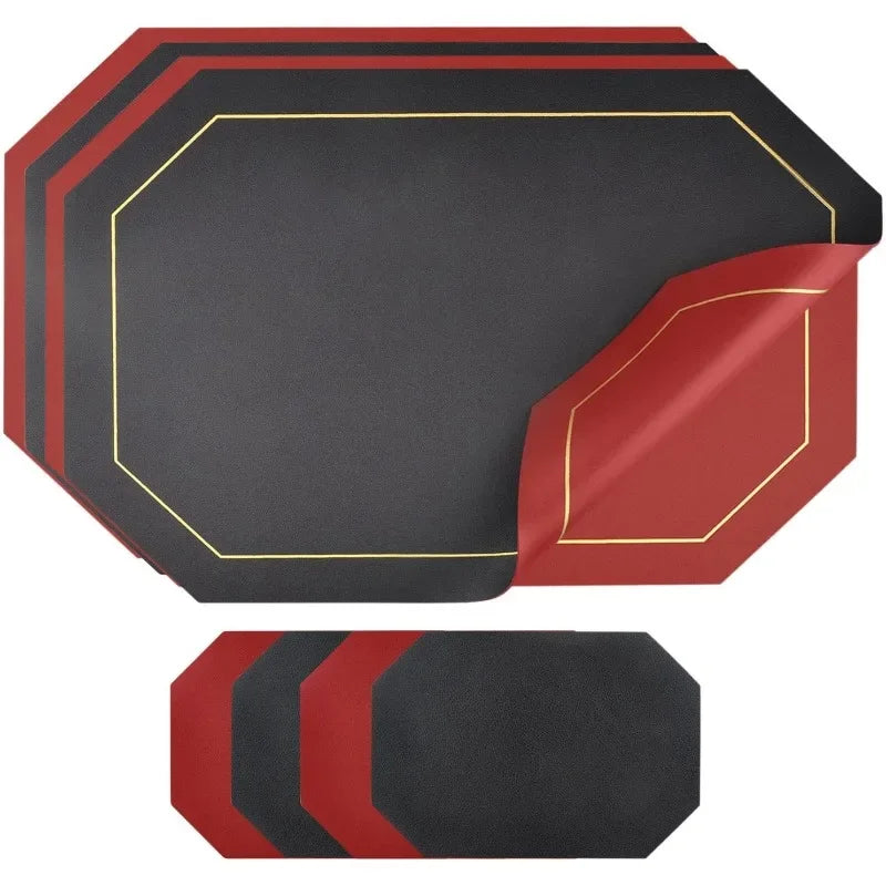 Rectangular Leather Dining Placemats