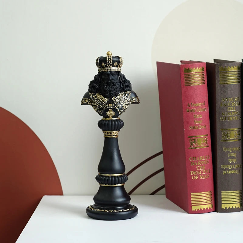 Royal Chess Piece Collection Statue - Sleek Surprises