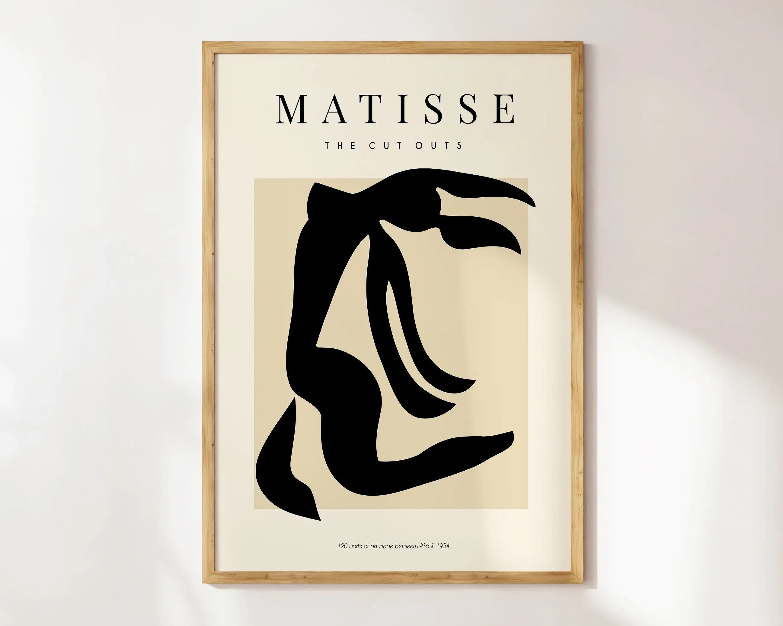 Matisse Floral Cut Outs Exhibition Canvas Print