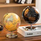 Retro Minimalist World Desk Globe