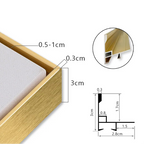 Canvas Frame DIY Kit with Metal Floating Frame