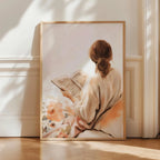 Green Abstract Flowers & Models Canvas Prints