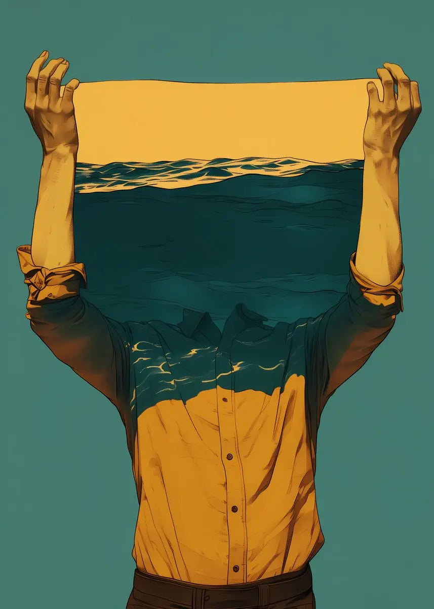 Surreal Modern Art Hi-Contrast Canvas Prints