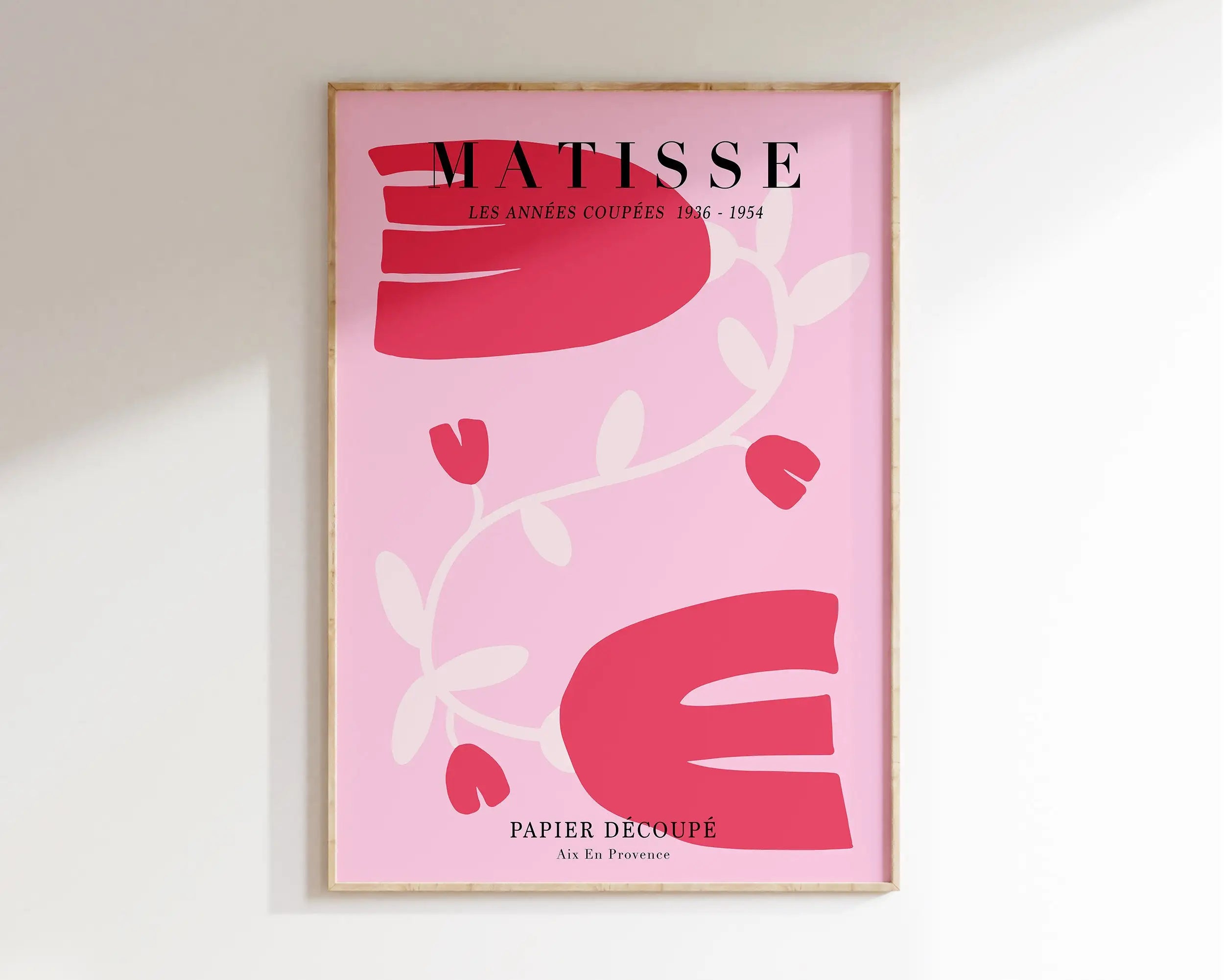 Matisse Floral Cut Outs Exhibition Canvas Print