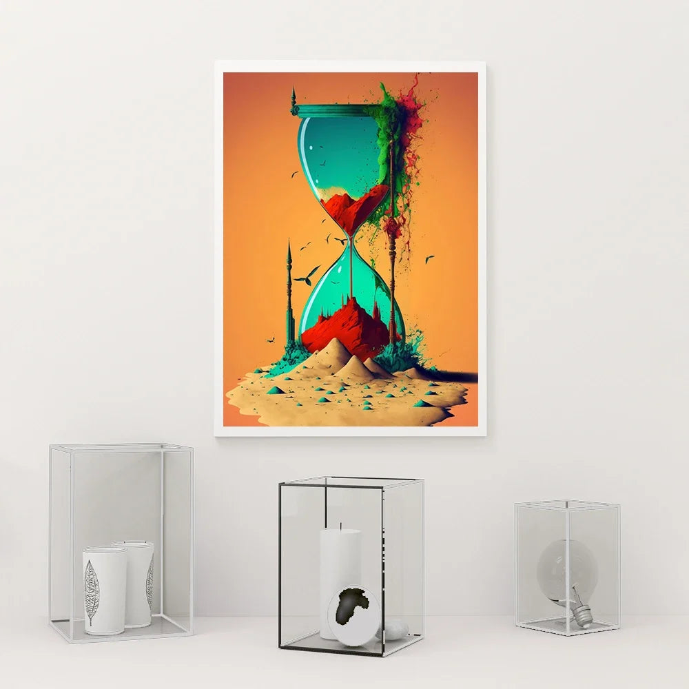 Surreal Modern Art Hi-Contrast Canvas Prints