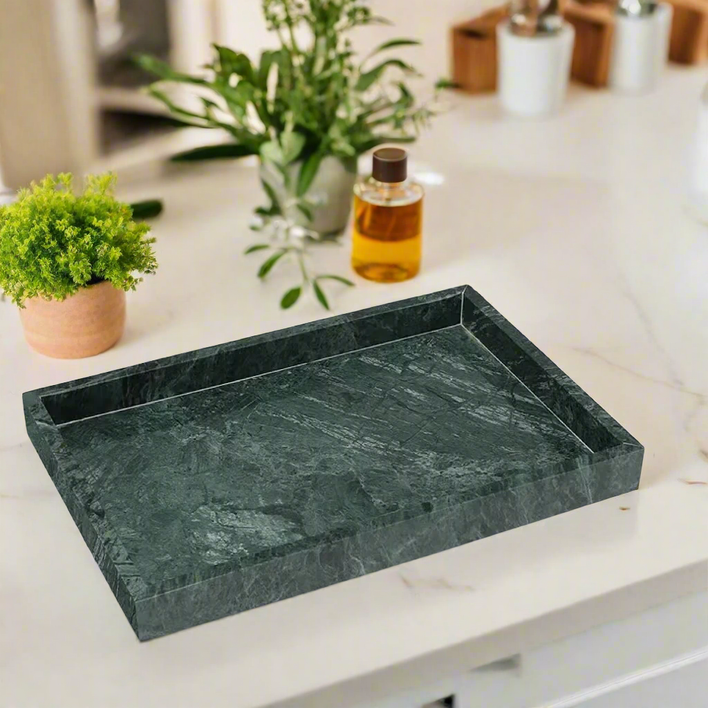 Luxury Carved Natural Stone/Marble Storage Tray