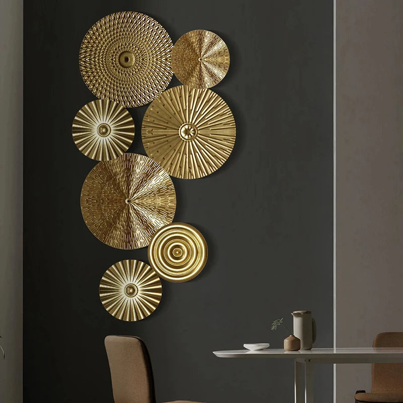 Nordic Iron Wrought Golden Wall Decor - Sleek Surprises