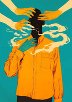 Surreal Modern Art Hi-Contrast Canvas Prints