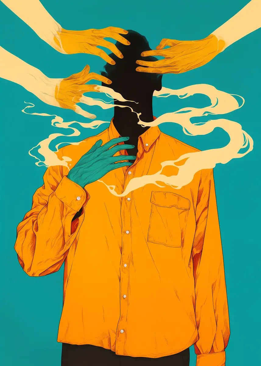 Surreal Modern Art Hi-Contrast Canvas Prints