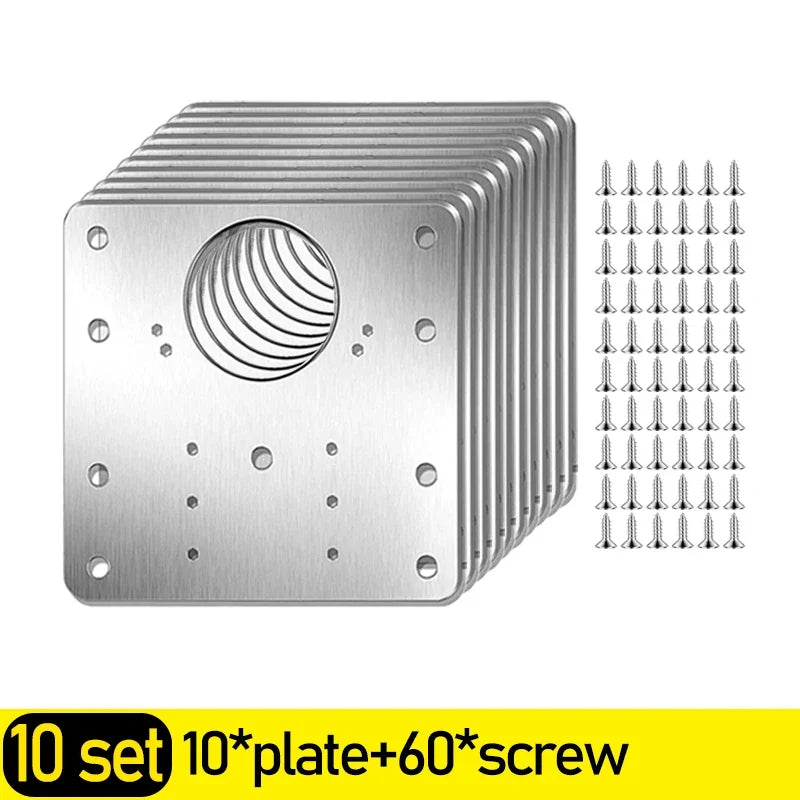 Cabinet Hinge Square Repair Plate Kit