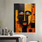 Alkebulan Impressionist African Art Canvas Print
