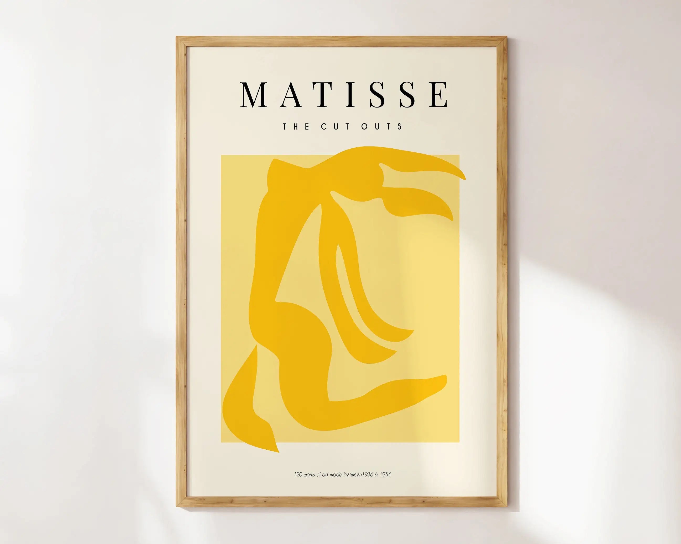 Matisse Floral Cut Outs Exhibition Canvas Print