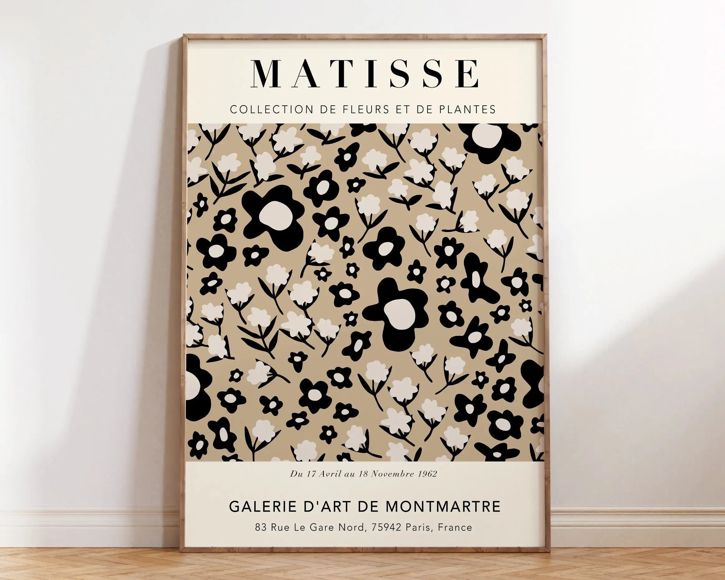 Matisse Floral Cut Outs Exhibition Canvas Print