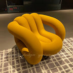 Le Virage Wooden Minimalist Accent Chair