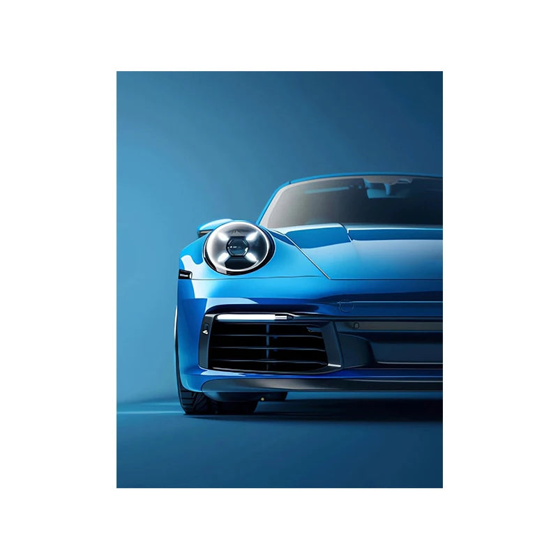 Supercar Abstract HD Colour Canvas Print