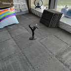 Soft Interlocking Plush Playmat Tiles