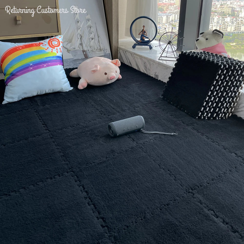 Soft Interlocking Plush Playmat Tiles
