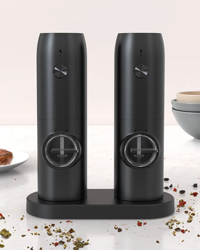 Electric Noire Salt & Pepper Grinders