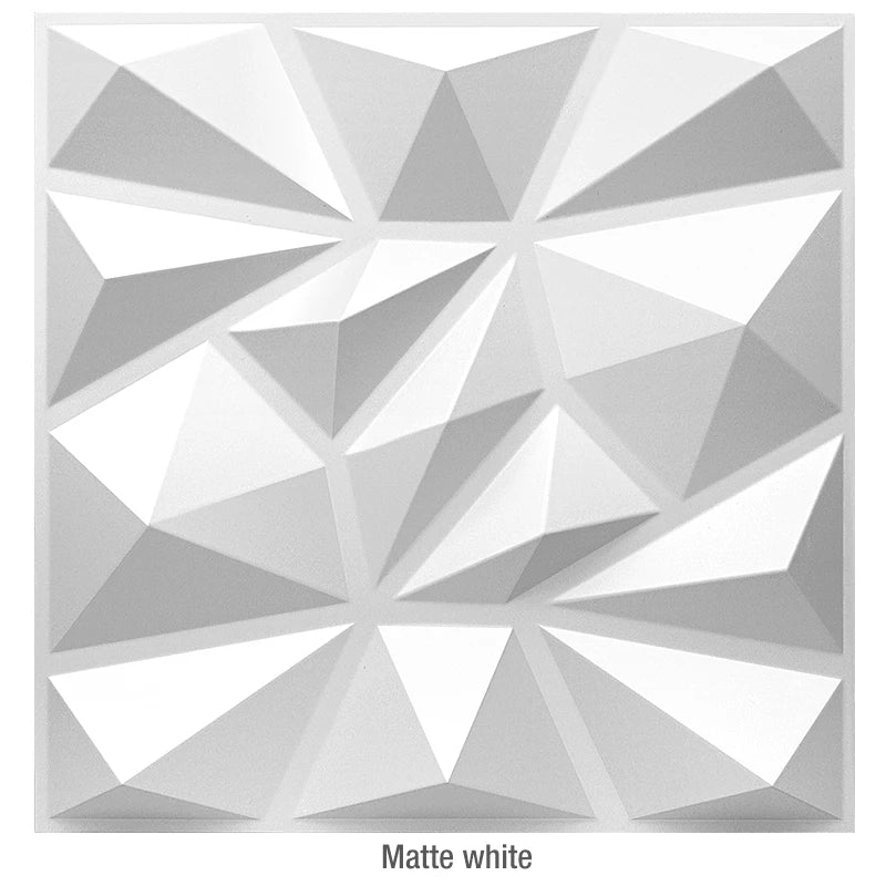 Matte White 3D Wall Panel [30cm x 30cm]