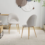 Venice Upholstered Accent Dining Chairs - Sleek Surprises