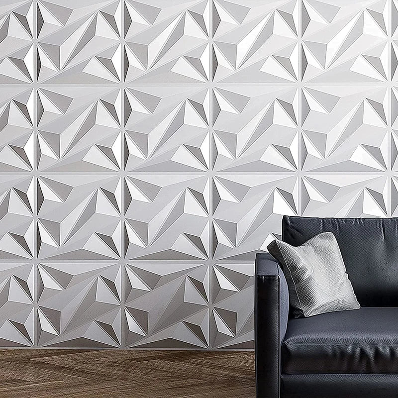 Matte White 3D Wall Panel [30cm x 30cm]