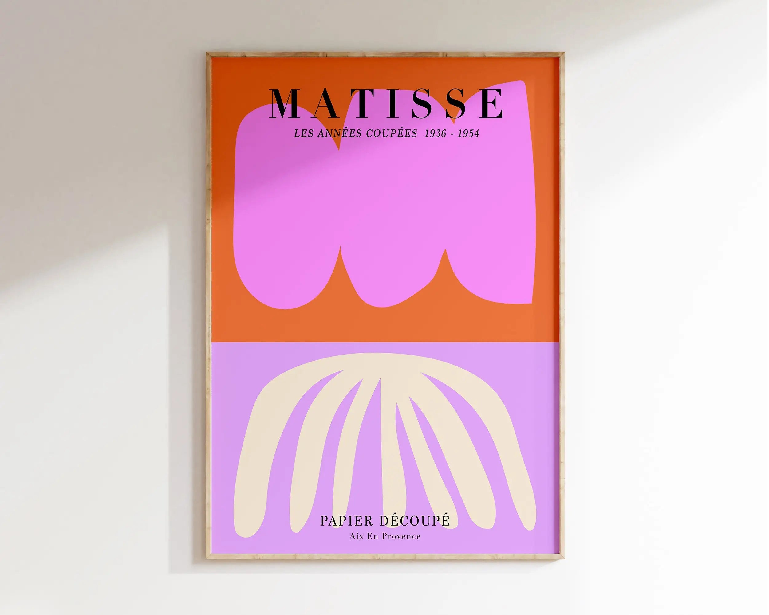 Matisse Floral Cut Outs Exhibition Canvas Print