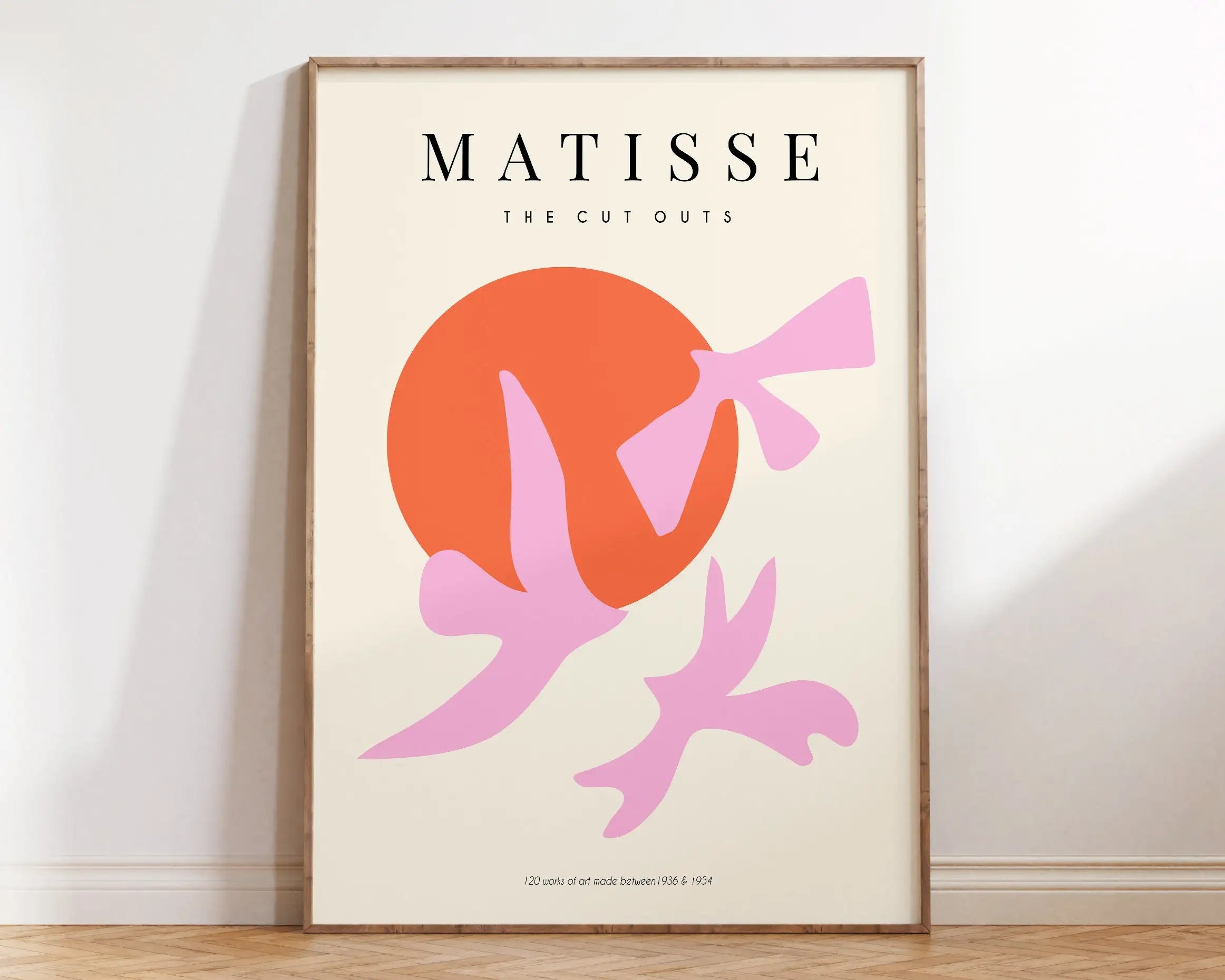 Matisse Floral Cut Outs Exhibition Canvas Print